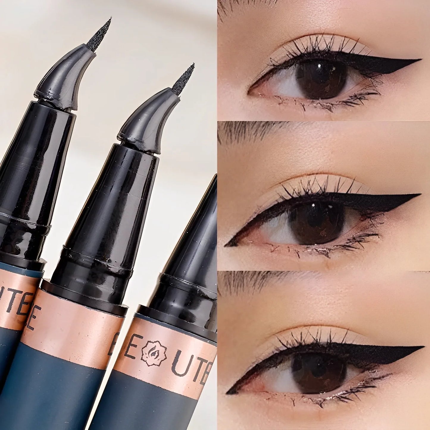 Long Ultra-thin Elbow Liquid Eyeliner Pencil Waterproof Quick Dry Smooth Matte Black Brown Eye Liner Pen Korean Makeup Cosmetics