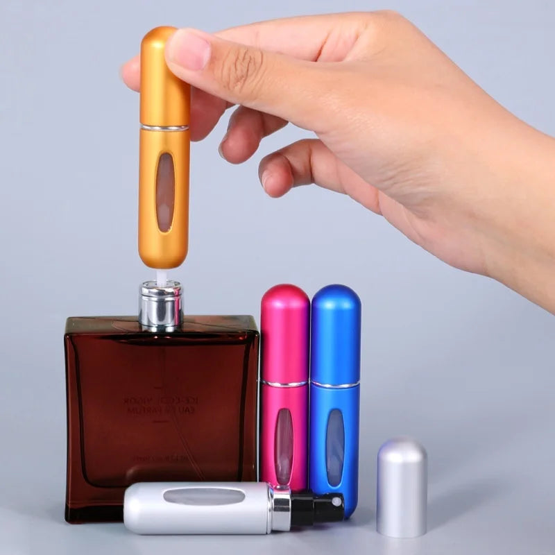 5ml Small Perfume Refill Bottle Portable Mini Atomizer Refillable Spray Rechargeable Pocket Dispenser Travel Sprayer